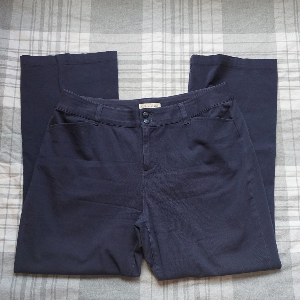 SOLD.  Coldwater Creek Blue Pants